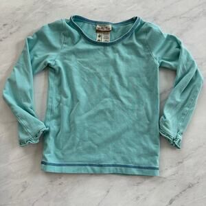 Matilda Jane girl sz 2 long sleeve turquoise shirt
Secret Fields Cyan ruffle top